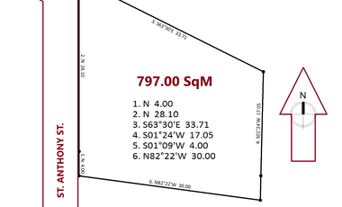 631 sqm Residential CORNER Lot For Sale in San Jose Village Alabang Muntinlupa MM