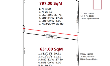 631 sqm Residential CORNER Lot For Sale in San Jose Village Alabang Muntinlupa MM