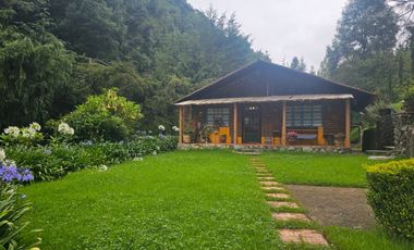 VENTA DE CABAÑA CON HERMOSOS JARDINES MINERAL DEL CHICO, CARBONERAS