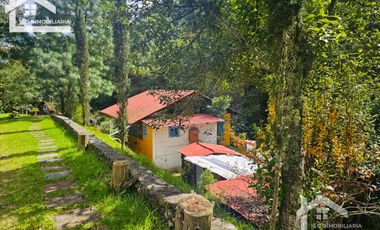 VENTA DE CABAÑA CON HERMOSOS JARDINES MINERAL DEL CHICO, CARBONERAS