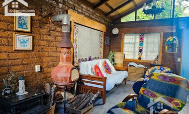 VENTA DE CABAÑA CON HERMOSOS JARDINES MINERAL DEL CHICO, CARBONERAS