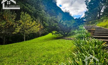 VENTA DE CABAÑA CON HERMOSOS JARDINES MINERAL DEL CHICO, CARBONERAS
