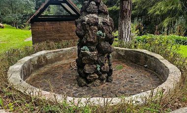 VENTA DE CABAÑA CON HERMOSOS JARDINES MINERAL DEL CHICO, CARBONERAS