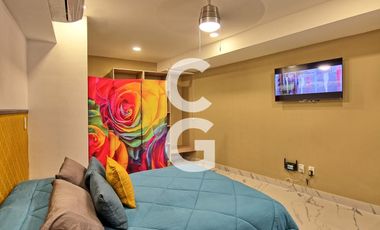 Departamento en Venta en Cancún en Barcelona Condos Amueblado en Av. Nader