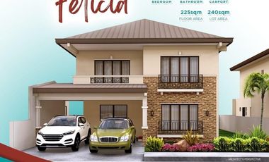 For Sale House And Lot 3-Bedroom With 2 Carport In Andorra Solana Casa Real Pampanga | Felicia Model Unit