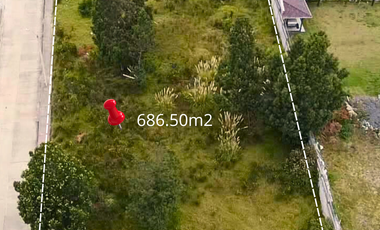 Venta de terreno con 686.50m2- Ubicado en Chaullabamba- Cuenca