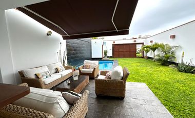 HERMOSA CASA, CON ESTRUCTURA DE LUJO ÁREA SOCIAL, PISCINA Y UN DEPARTAMENTO INDEPENDIENTE