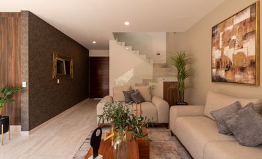 CASA VENTA, CONDOMINIO CON AMENIDADES, C: 151.99 M2 T: 127.40 M2, 3 REC. 2.5 BAÑOS.