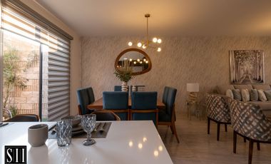 CASA VENTA, CONDOMINIO CON AMENIDADES, C: 171 M2 T: 127.40 M2, 3 REC. 2.5 BAÑOS.