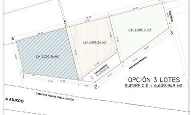 TERRENO EN VENTA EN BOULEVARD ATLIXCO | ARLETTE FLORES