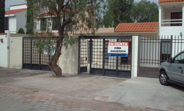 CASA EN RENTA, BOSQUES DE LA FLORIDA, SAN LUIS POTOSI, UNA SOLA PLANTA