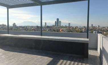 Departamento seminuevo renta dos recamaras dos baños zona Recta a Cholula casi La Paz