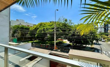 LINDO FLAT FRENTE A PARQUE-3 DORMITORIOS-TERRACITA-2 COCHERAS-TAMBO DE MONTERRICO-SURCO