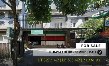 Dijual Ruko Strategis di Jl. Raya Lukluk - Mengwi, Denpasar, Bali