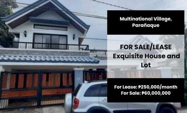 For Sale/Lease: Exquisite House in Multinational Village, Parañaque