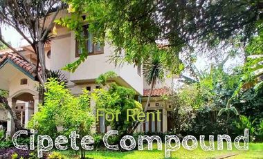 For Rent Mediterranean Compound House at Cipete