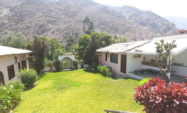 VENTA CASA DE CAMPO HUAROCHIRI COCACHACRA