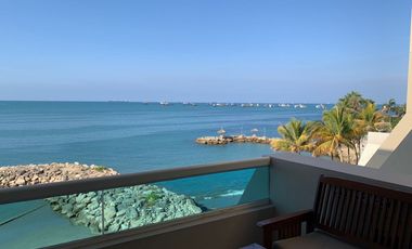 VENTA DE DEPARTAMENTO FRENTE AL MAR CON ESPECTACULAR VISTA PUERTO LUCIA /SALINAS.