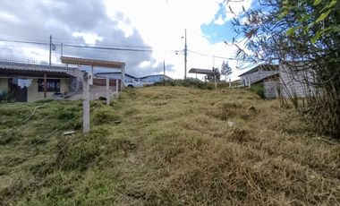 TERRENO DE 1242m2 EN VENTA CON FRENTE A DOS CALLES, SECTOR EL TABLÓN BAGUANCHI