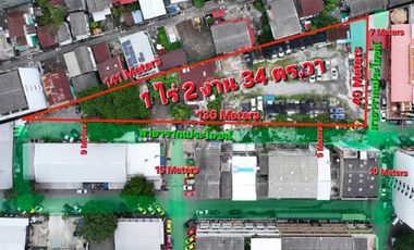 Rare Opportunity for Developers! Near the new Siriraj International! 1-2-34 Rai Land for SALE ideal for Condo or 98-Room Hotel next to Lotus Prachachu
