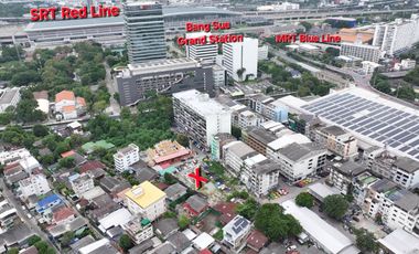 Rare Opportunity for Developers! Near the new Siriraj International! 1-2-34 Rai Land for SALE ideal for Condo or 98-Room Hotel next to Lotus Prachachu