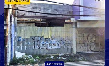 Rumah Hitung Tanah Raya Mayjend Sungkono Surabaya SHM Jalan Komersial