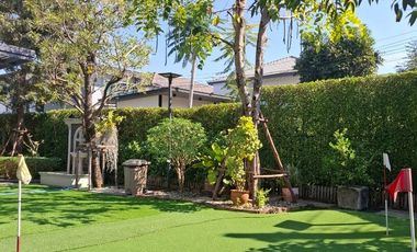 House  for sale ขาย ลดราคาพิเศษ บ้านหรูหลังมุม ที่ดินใหญ่ ถนนเมนใกล้ทะเลสาบ  ที่ ม. มัณฑนา เลค วัชรพล    Mantana Lake Watcharapol  ทำเลดีใกล้ทางด่วน