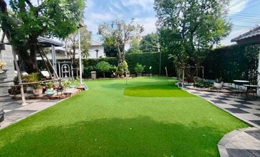 House  for sale ขาย ลดราคาพิเศษ บ้านหรูหลังมุม ที่ดินใหญ่ ถนนเมนใกล้ทะเลสาบ  ที่ ม. มัณฑนา เลค วัชรพล    Mantana Lake Watcharapol  ทำเลดีใกล้ทางด่วน