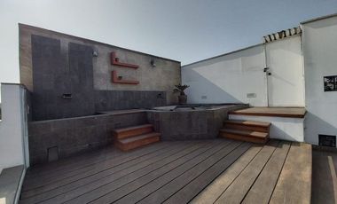 VENTA PENT HOUSE CHACARILLA, 4 COCHERAS, AREA SOCIAL, ZONA DE PARRILLA