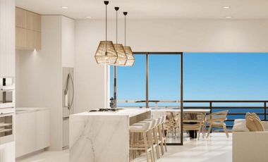 Penthouse de lujo con vista al mar en venta, en comunidad cerrada, Cerritos, BCS