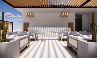 Penthouse de lujo en venta con vista al mar, en comunidad cerrada, Cerritos, BCS