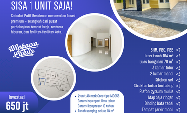 Jual Rumah Siap Huni di Palembang Dekat Mall PTC Palembang, RS Hermina Palembang