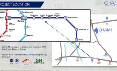 Condo within Metro Manila Charm Residences Cainta