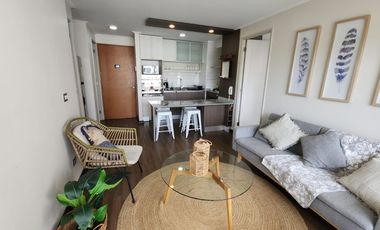 Se vende departamento amoblado en condominio Los Álamos sector Isla Teja, Valdivia