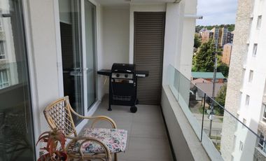 Se vende departamento amoblado en condominio Los Álamos sector Isla Teja, Valdivia