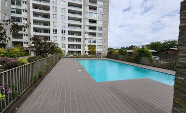 Se vende departamento amoblado en condominio Los Álamos sector Isla Teja, Valdivia