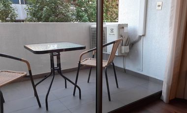 vendo depto amoblado de un dormitorio con estacionamiento y bodega