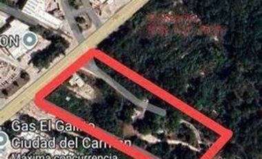 Terreno en renta en Carmen