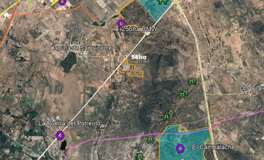 En San Luis Terreno uso industrial de 402ha colindante con
