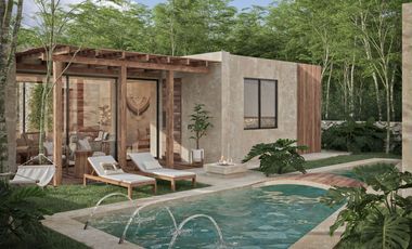 Casa con alberca privada en comunidad cerrada, en venta, Xpu-ha, Quintana Roo