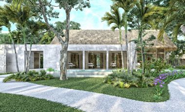 Casa en venta con alberca privada en comunidad cerrada,  Xpu-ha, Quintana Roo