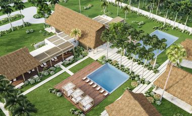 Casa en venta con alberca privada en comunidad cerrada,  Xpu-ha, Quintana Roo