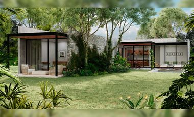 Casa con estudio, en venta, comunidad cerrada, alberca, Xpu-ha, Quintana Roo