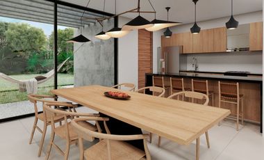 Casa con estudio, en venta, comunidad cerrada, alberca, Xpu-ha, Quintana Roo