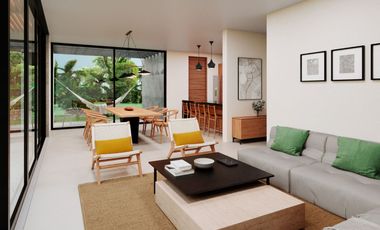 Casa con estudio, en venta, comunidad cerrada, alberca, Xpu-ha, Quintana Roo