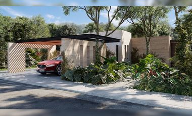 Casa en venta con estudio, alberca, comunidad privada, Xpu-ha, Quintana Roo