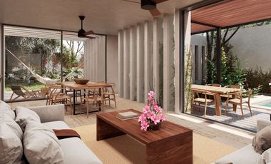 Casa en venta con estudio, alberca, comunidad privada, Xpu-ha, Quintana Roo