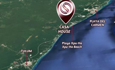 Casa en venta con estudio, alberca, comunidad privada, Xpu-ha, Quintana Roo