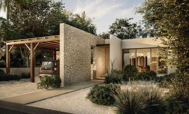Residencia en venta en comunidad cerrada, alberca privada, Xpu-ha, Quintana Roo
