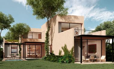 Residencia de dos pisos con estudio y alberca, en venta, Xpu-ha, Quintana Roo